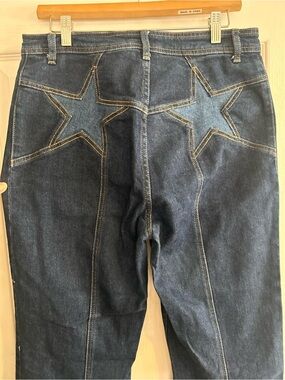 Free people with the free, firecracker flare jeans